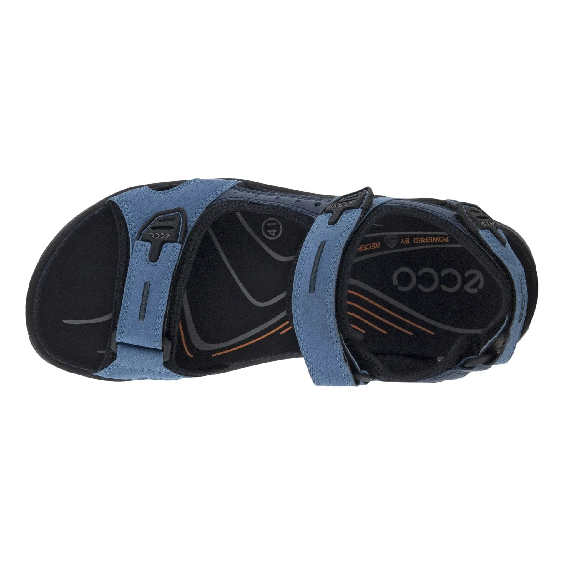 Ecco Men's Offroad Sandals- Retro Blue/ Marine