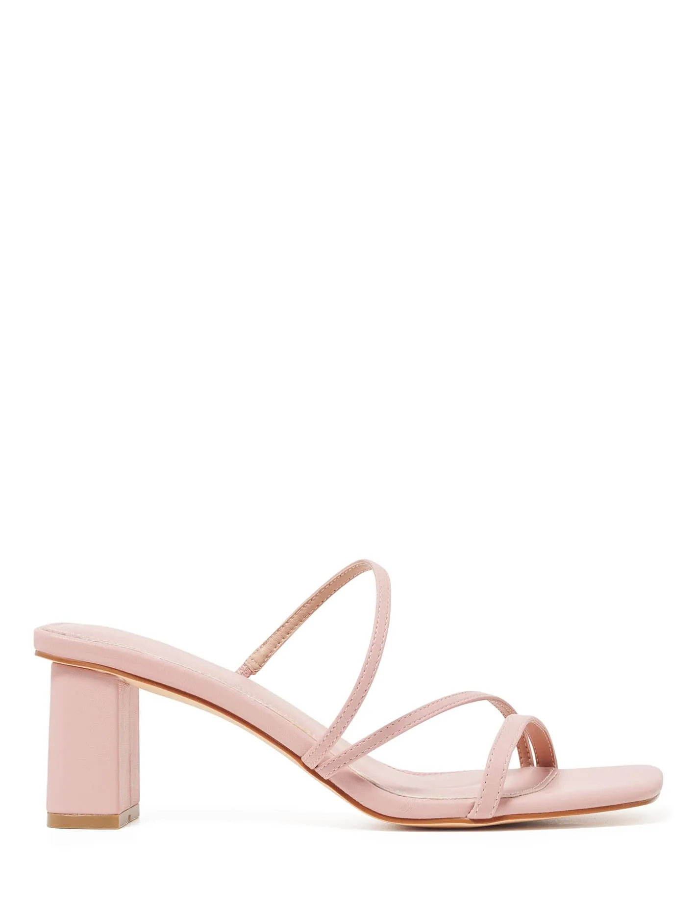 Millie Multi Strap Block Mule